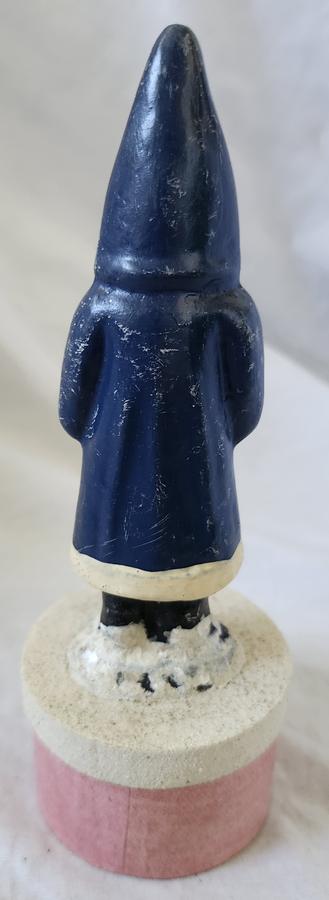 Vintage German Blue Belsnickle Candy Container