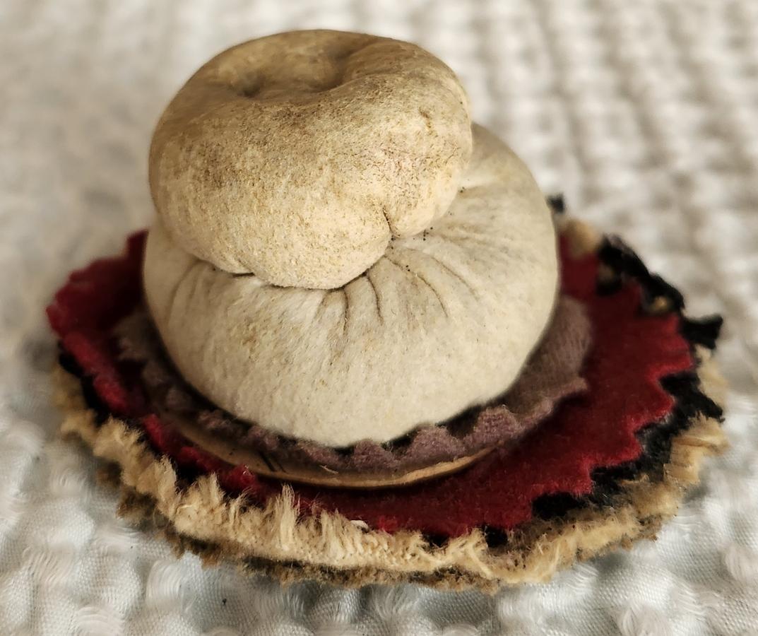 Unique Antique Loaf of Bread Pen Wipe