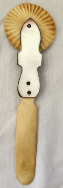 **Pr.19th C. Carved Bone Pie Crimpers