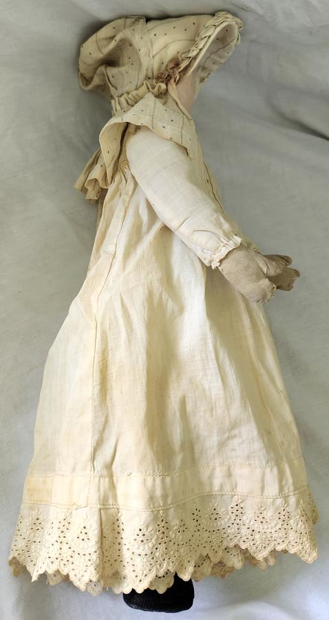 Ca. 1900 New England Folk Art No Face Rag Doll