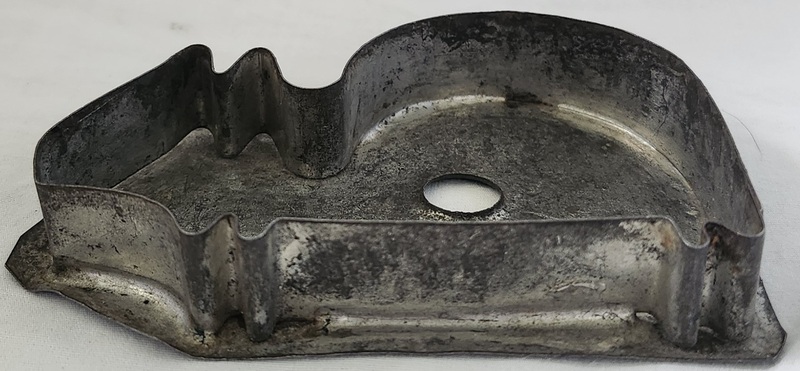 Rare Antique Folk Art Cut Tin Mouse Cookie Cutter