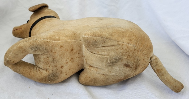 **Early German Velvet Stuffed Dog