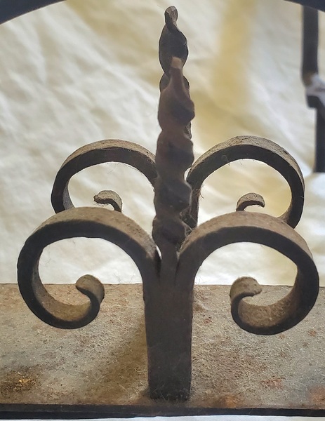 **Antique 18th C. Wrought Iron 20 1/2" Toaster