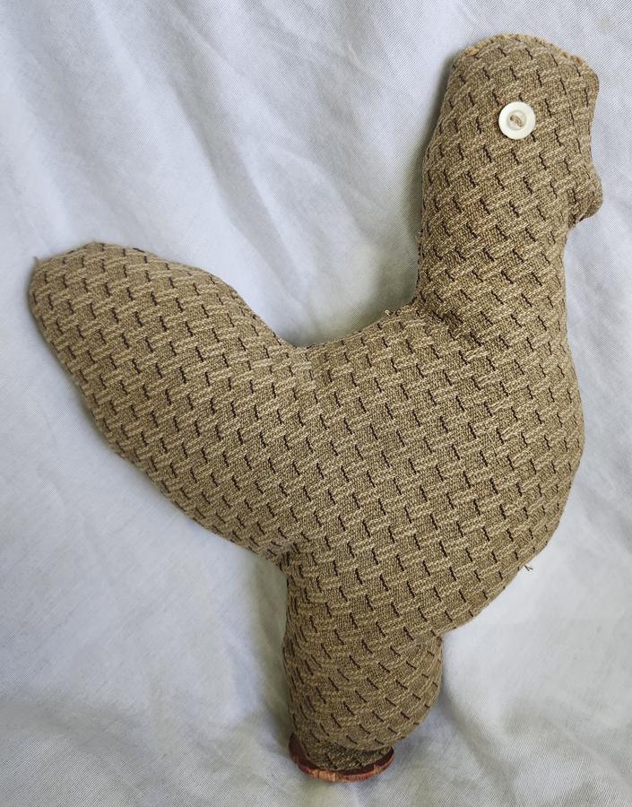 10" Tall Antique PA. Chicken on Spool Pin Cushion
