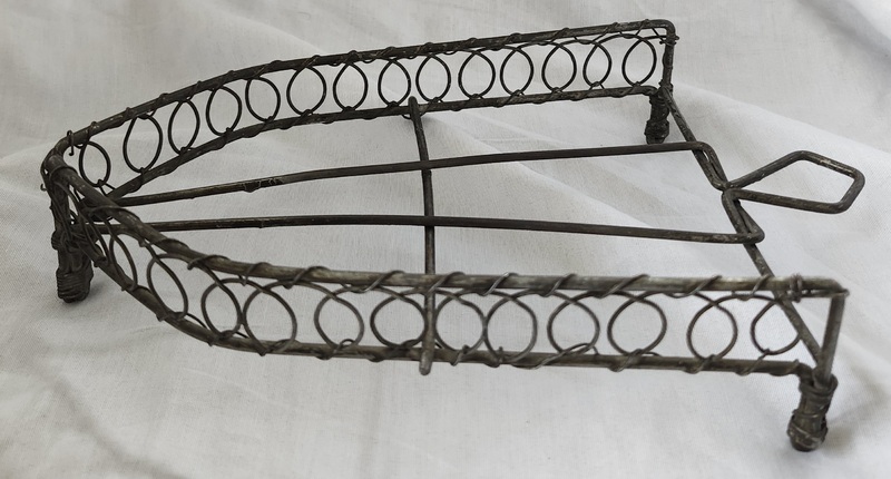 Antique ca. 1920's Twisted Wire Iron Form Trivet