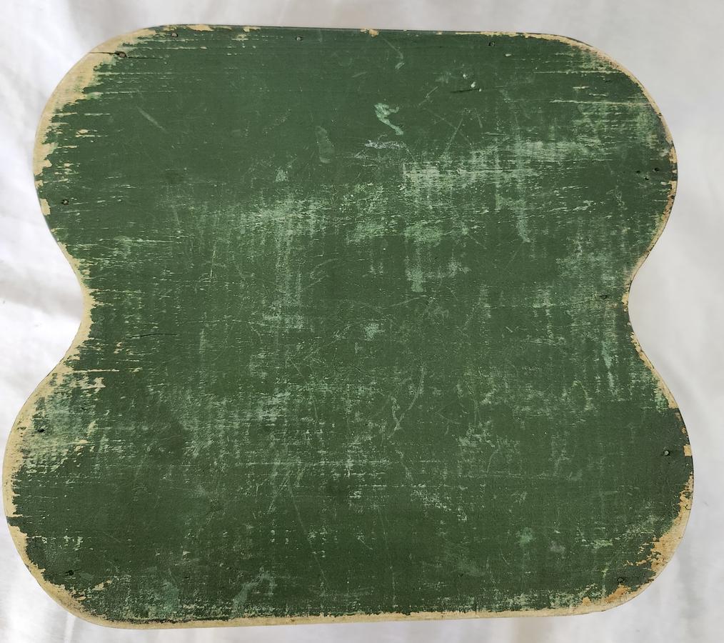 Unusual Antique Divided Tote in Original Paint