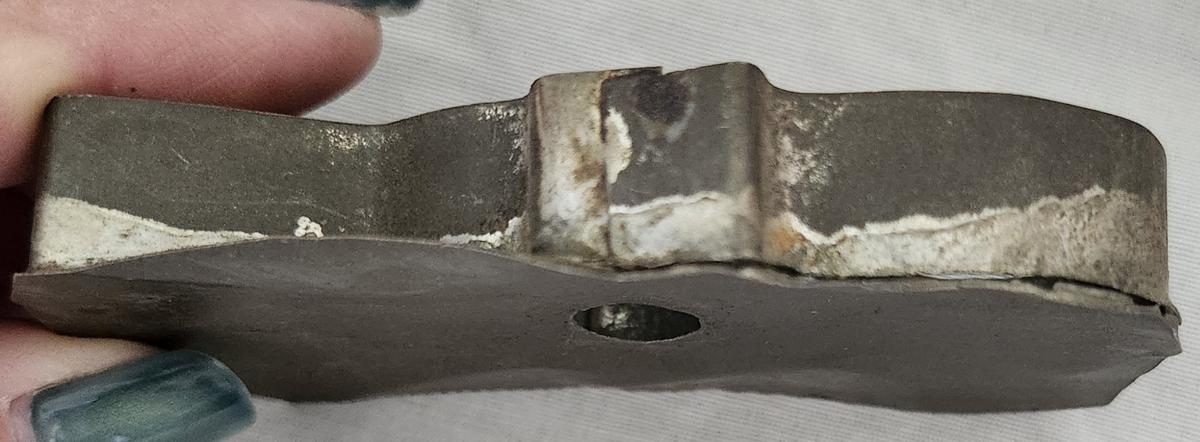 Antique PA. Flatback Tin Peacock Cookie Cutter