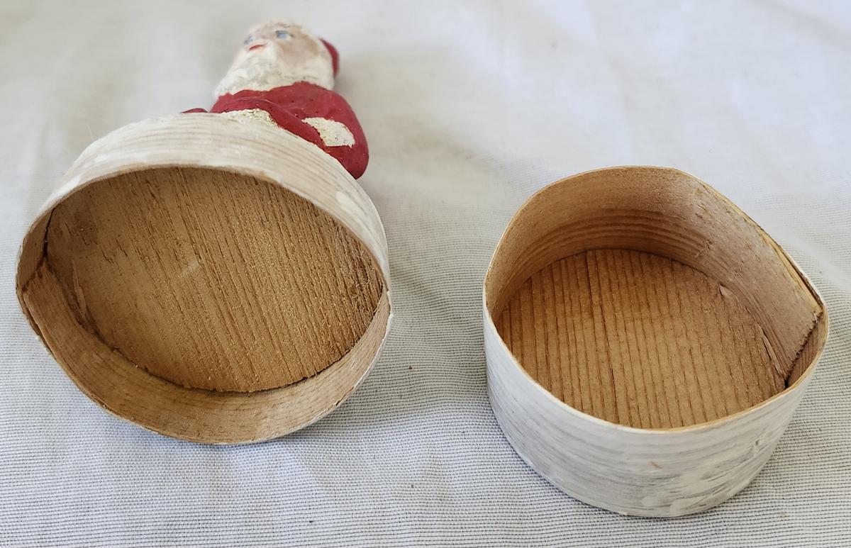 Small Antique Belsnickel Santa Candy Container