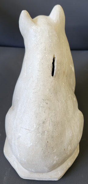 **Late 19th C. PA. Chalkware Pig Form Bank