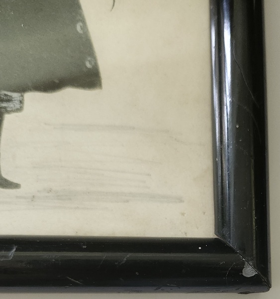 **19th C. British Silhouette of Boy w/Riding Crop