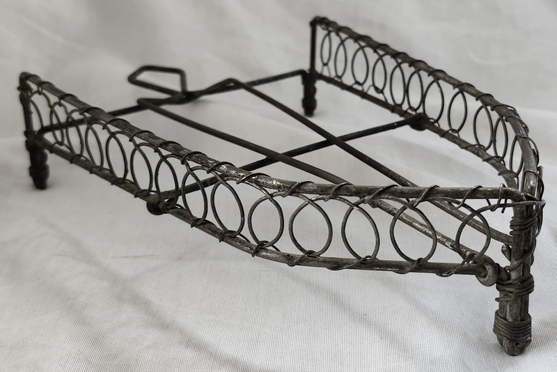 Antique ca. 1920's Twisted Wire Iron Form Trivet