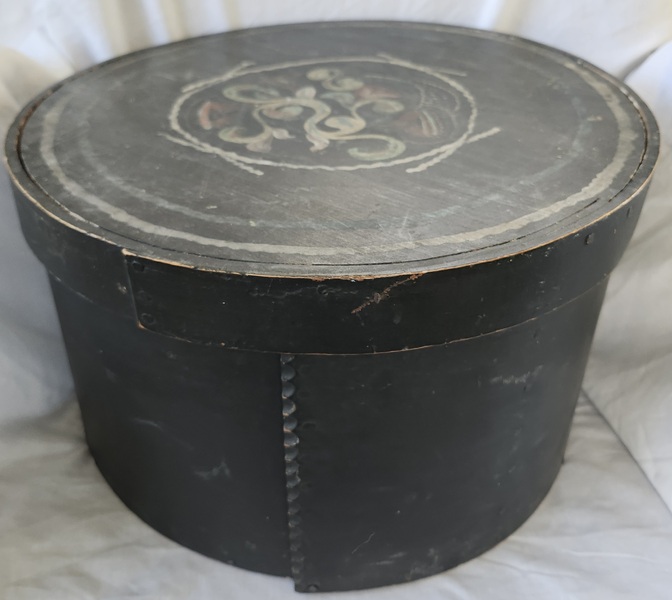 **Huge 15" Diameter Painted Band/Pantry Box