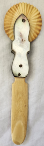 **Pr.19th C. Carved Bone Pie Crimpers