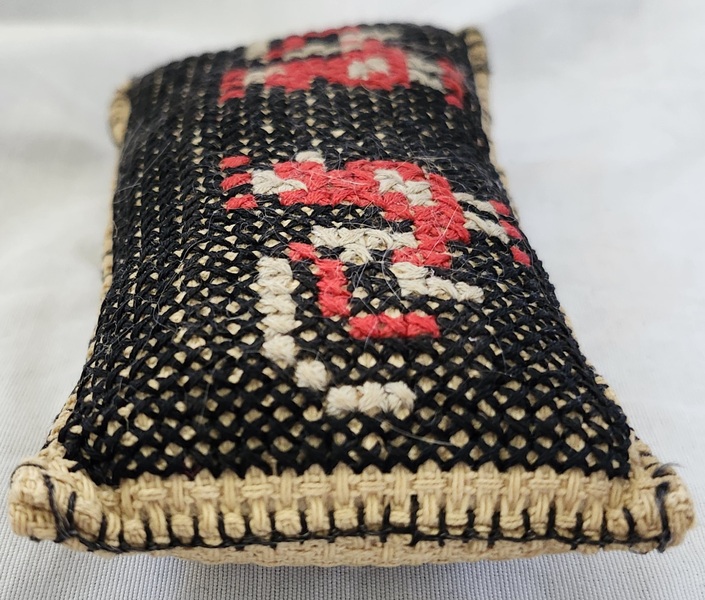 Antique Double Rooster Pillow Pin Cushion Ex Booth