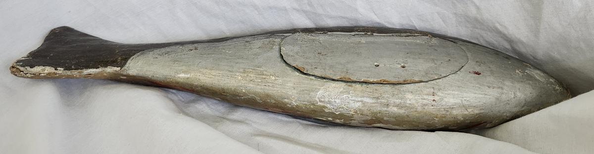 Antique German Papier Mache Trout Candy Container