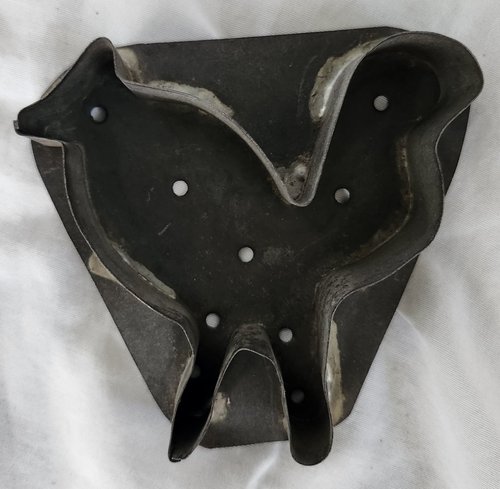 Old PA. Folky Rooster Flat Back Cookie Cutter