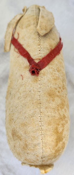 **Early White Wool Stuffed Rabbit