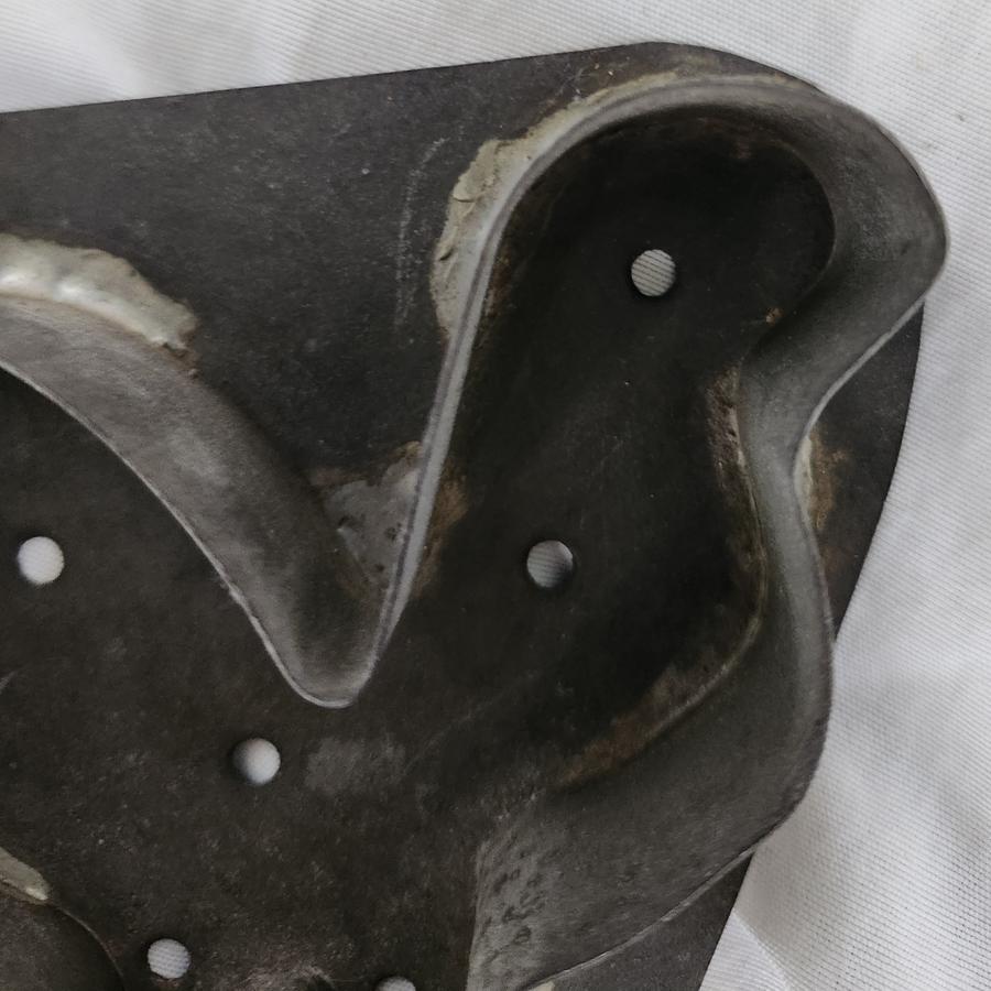 Old PA. Folky Rooster Flat Back Cookie Cutter