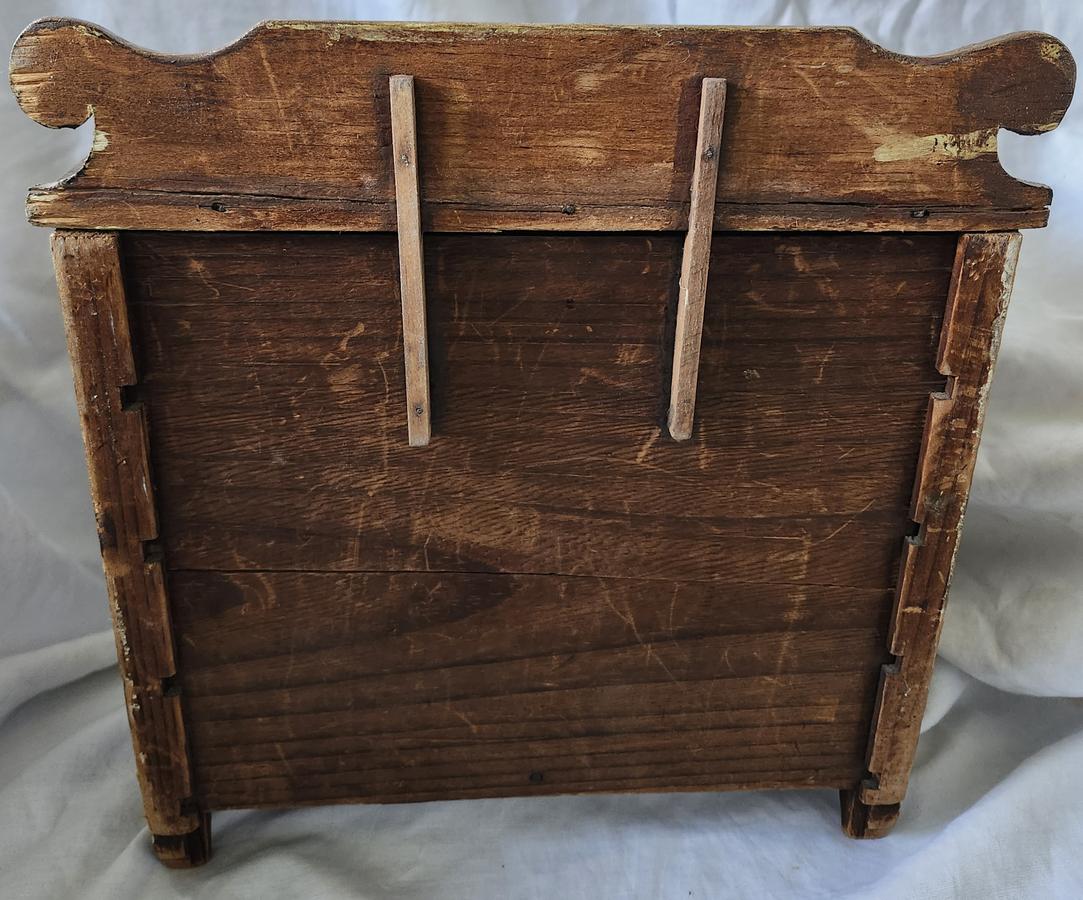 Antique Empire Faux Painted Miniature Bureau
