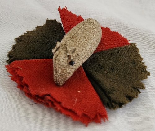 **Antique Folk Art Mouse Pen Wipe Ex McClard #4