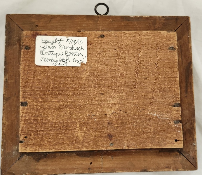 **19th C. Framed Folk Art Woven Hair Memorial