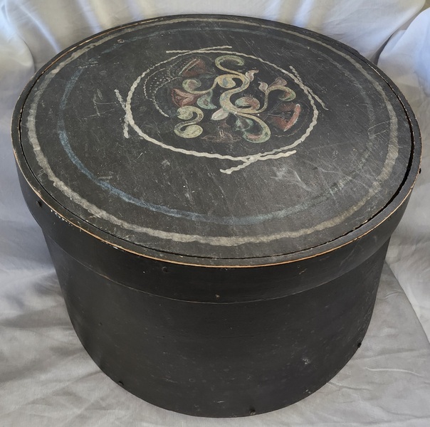 **Huge 15" Diameter Painted Band/Pantry Box