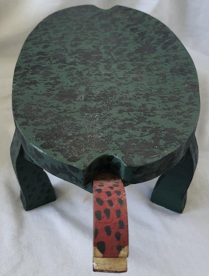 Vintage 1930's PA. Folk Art Turtle Footstool #2