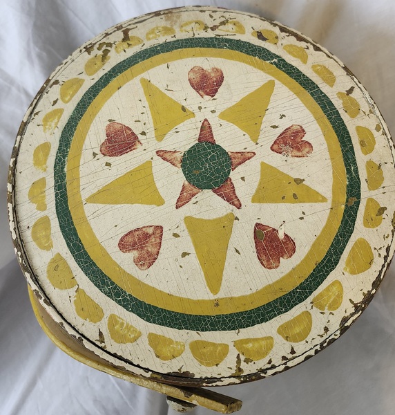 **Antique PA. Dutch Style Painted Firkin