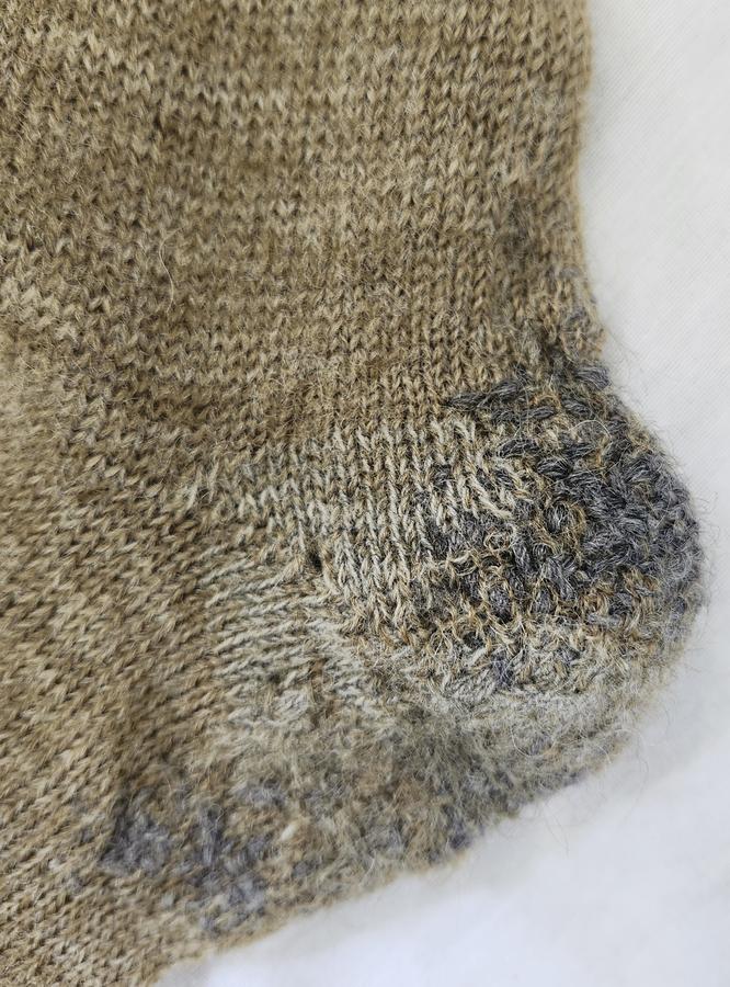 Pr. Antique Wool Socks w/Amana, Iowa Provenance