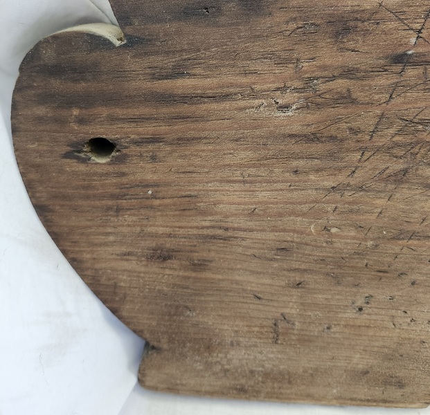 **Lg. 19" L. Antique Folk Art Rabbit Cutting Board