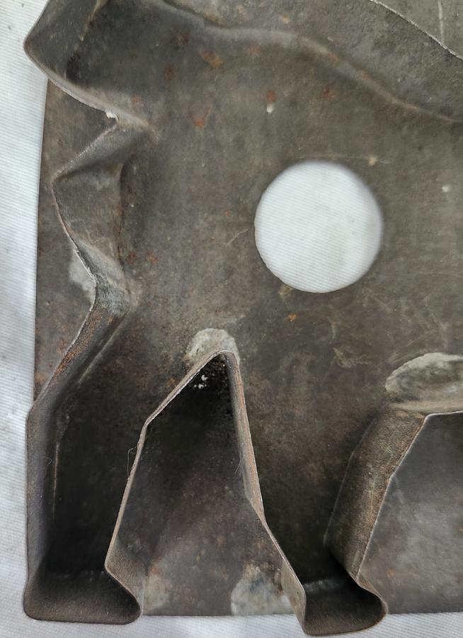 Lg. Old PA. Folky Flat Back Horse Cookie Cutter
