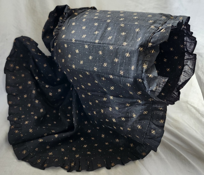 **Near Mint Antique 19th C. PA. Mourning Bonnet