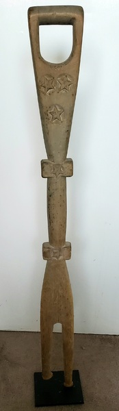 19th C. Primitive Folk Art Wash Stick w/Stars