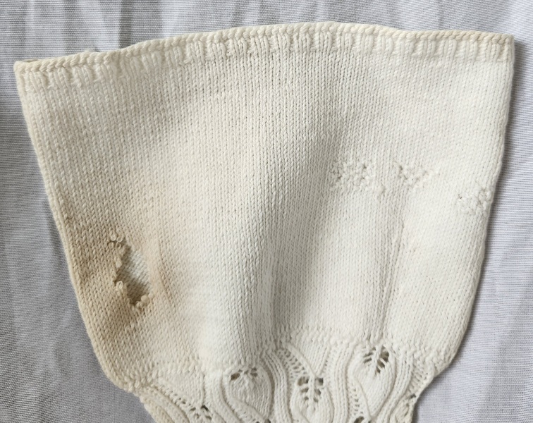 **Pr. Antique PA. Amish Stockings w/Initials