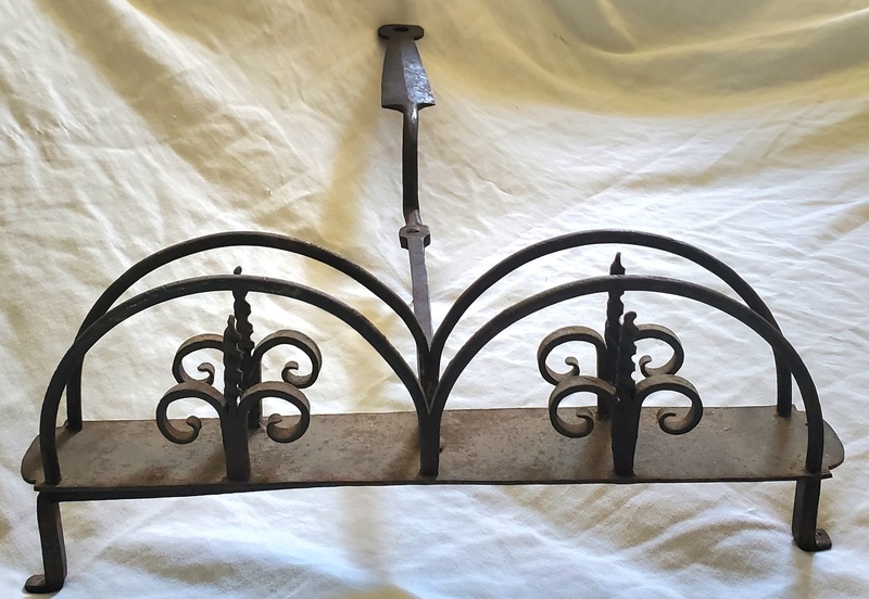 **Antique 18th C. Wrought Iron 20 1/2" Toaster
