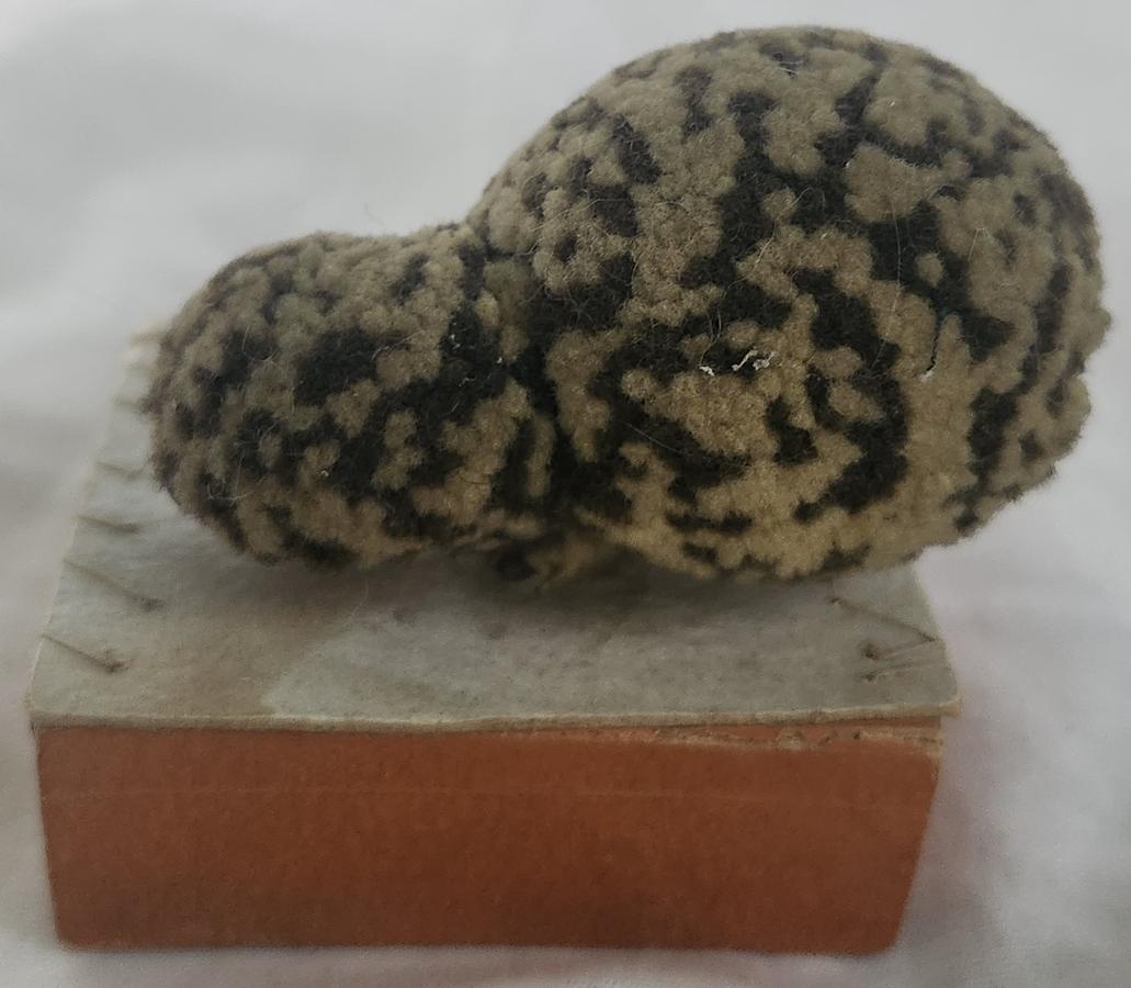 Antique Folk Art Baby Chick Pin Cushion/Pin Keep