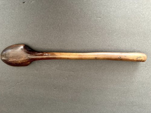Primitive Wood Ware Long Spoon Native American