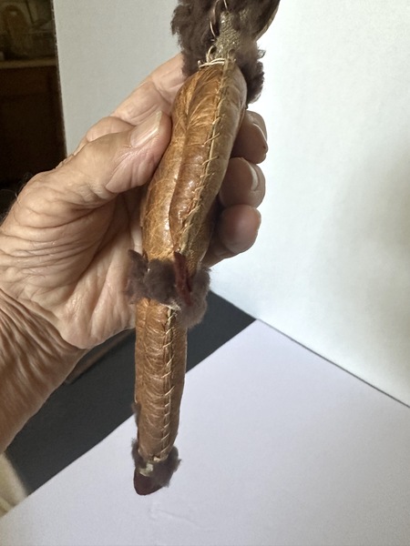 Early Inuit Native Made Leather Childs Doll