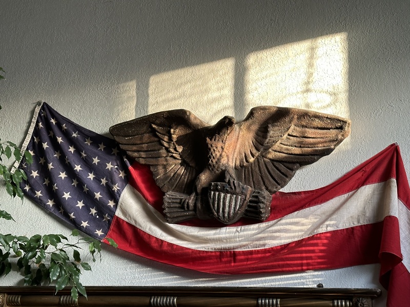 Large Antique American Eagle Circa 1880s to 1900.