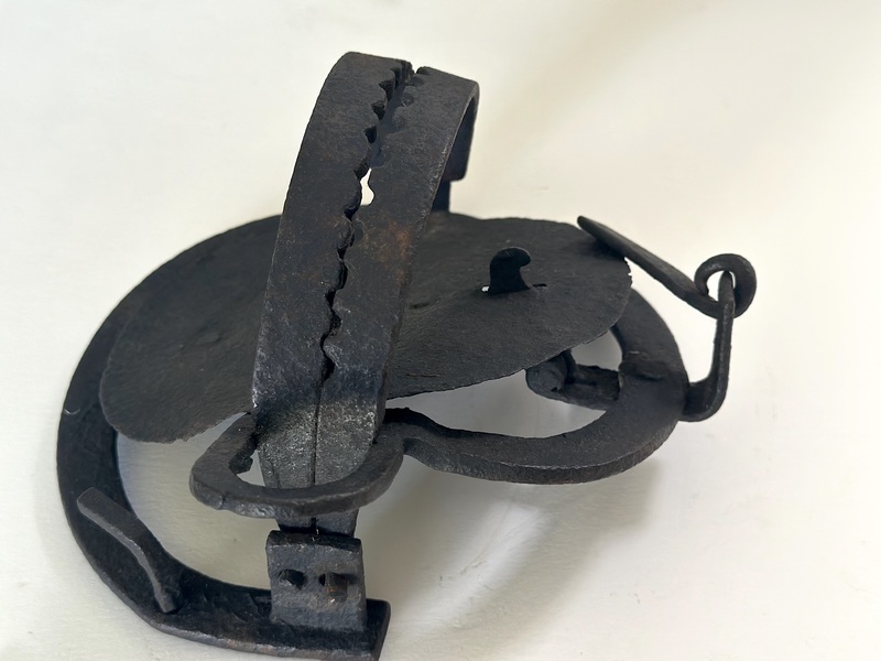 Early American Wrought Iron Pole Hunting Trap