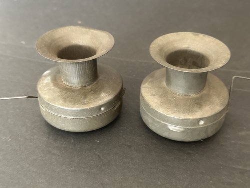 Pair of Seiss Vintage Crank Rooter Duck Calls 1905