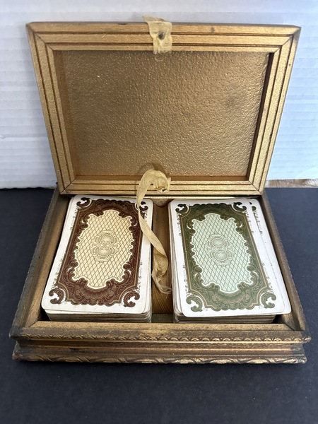 Vintage Piatnik Playing Cards in Box Two Decks