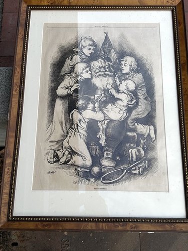 1879 Christmas Engraving by Thomas Nast