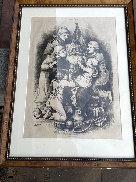 1879 Christmas Engraving by Thomas Nast