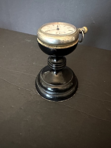 1800 Treen Work Watch Holder Great Ebony Finish