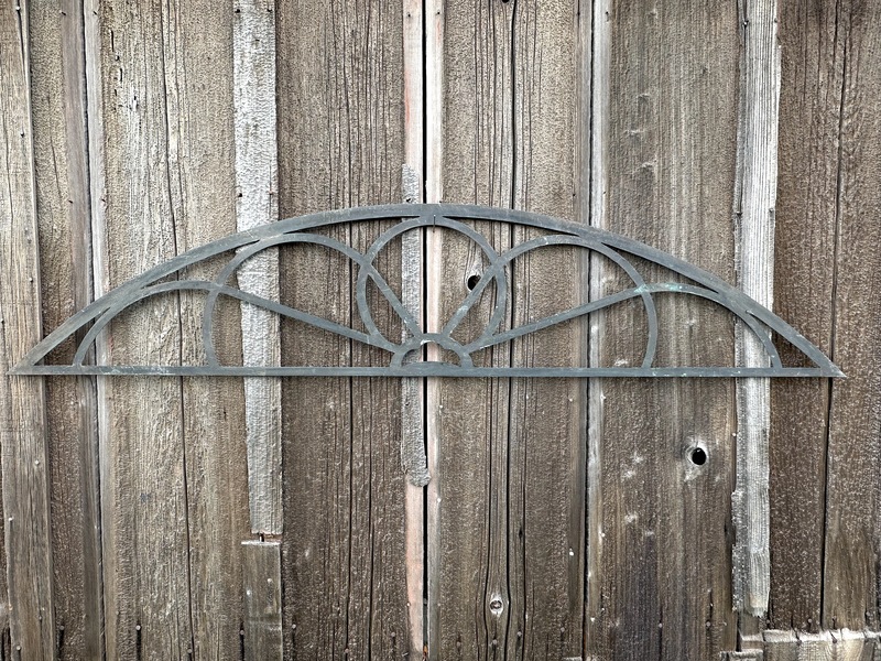 1880s Gilt Brass Ornamental Over-door Element Nice