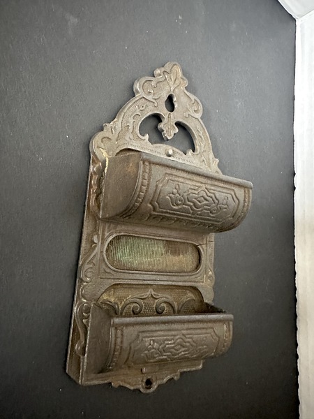 Two Tier 1870 Match Safe With Strike Nice Relief