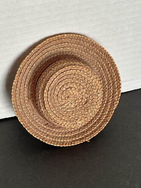 Early Dolls Straw Hat Very Good