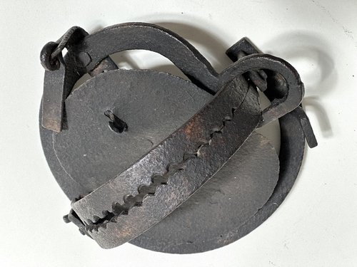 Early American Wrought Iron Pole Hunting Trap