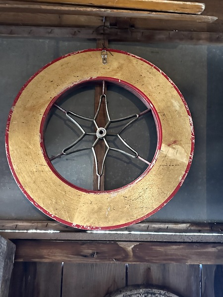 Vintage American Carnival Game Wheel Nice Paint